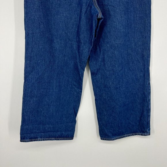 Old navy Jeans Extra High Waisted Rise Wide Leg Blue Denim - Picture 9 of 9